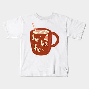 Cozy Cup of Christmas Cocoa (with marshmallows, of course) Kids T-Shirt